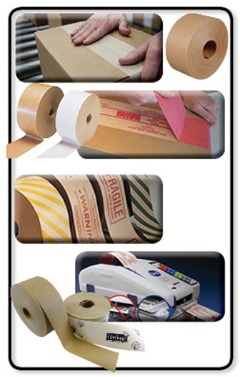Box / Carton Sealing Tape, Water-Activated