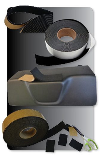 Flock Anti-Squeak BSR Tape