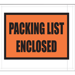 Packing List Envelopes